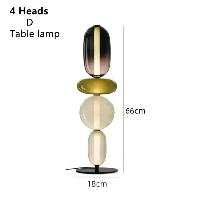 Italian Designer Colored Glass LED Floor Light | Creative Candy Lights - POUEV