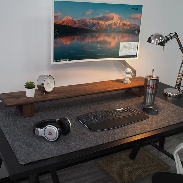 Bureau onderlegger | Vilt | Antislip voor kantoor en gaming - POUEV
