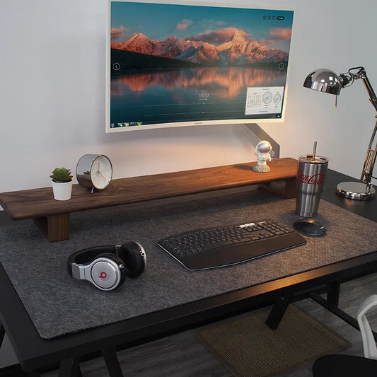 Bureau onderlegger | Vilt | Antislip voor kantoor en gaming - POUEV