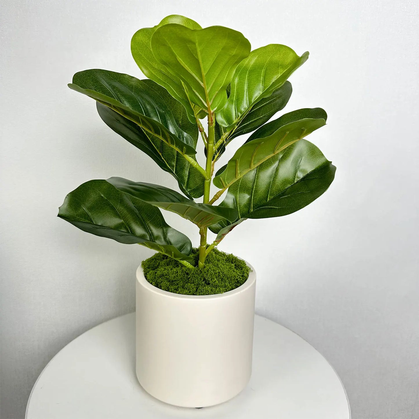 Plastic Bloempot met Keramische Look | Nordic Plantenpot voor Woningdecoratie