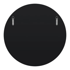 Sunburst Round Wall Mirror | Decorative Beveled Edge Accent Mirror for Living Room & Vanity - POUEV