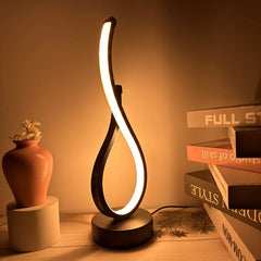 LED Table Lamp | Creative Nightstand Lamp for Bedroom, Restaurant & Café - POUEV