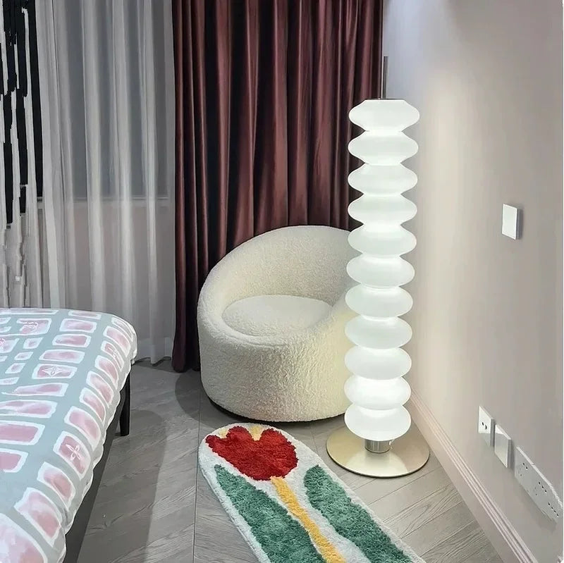 Danish Gourd Lamp | Designer Sofa Side & Living Room Floor Lamp, Nordic Creative Table Light - POUEV