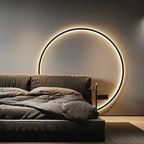 Moderne LED-wandlamp | Minimalistisch Scandinavisch design | USB-oplaadbaar