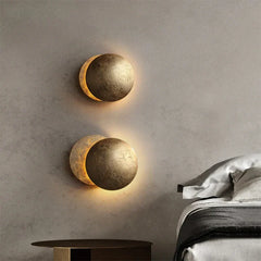 Wandlamp – Elegante Maan-gouden Ontwerp – Creëert Gezellige Sferen