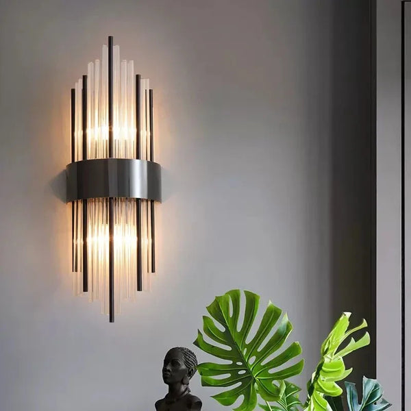 Wandlamp – Elegante Scandinavische stijl – Kristallamp met modern design