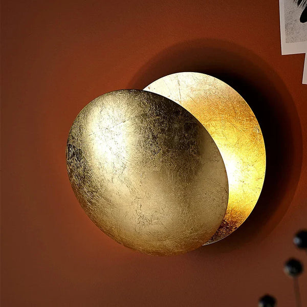 Wandlamp – Elegante Maan-gouden Ontwerp – Creëert Gezellige Sferen