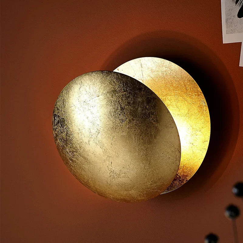 Wandlamp – Elegante Maan-gouden Ontwerp – Creëert Gezellige Sferen