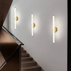 Wandlamp – Elegante verlichting – Goud-acryl ontwerp