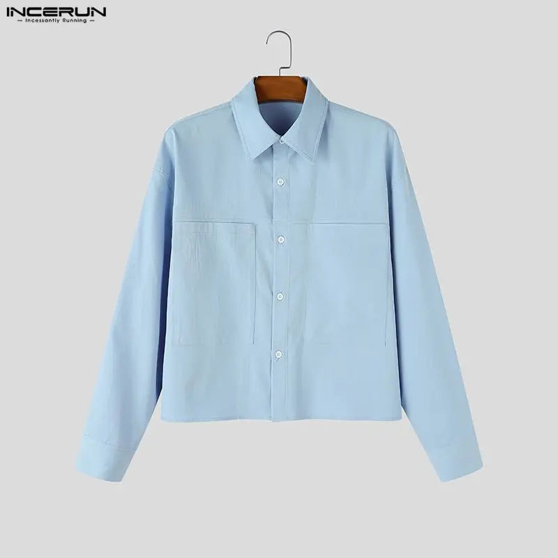 Herenoverhemd | Casual stijl | Lange mouwen - Blauw