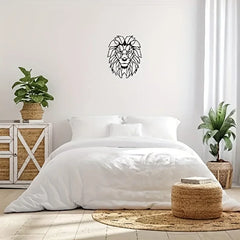 Metal Lion Wall Decoration | Lion Head Metal Wall Art