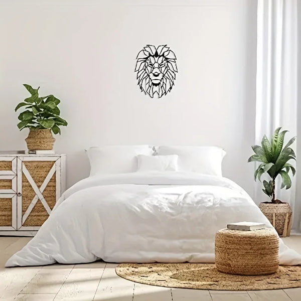 Metal Lion Wall Decoration | Lion Head Metal Wall Art
