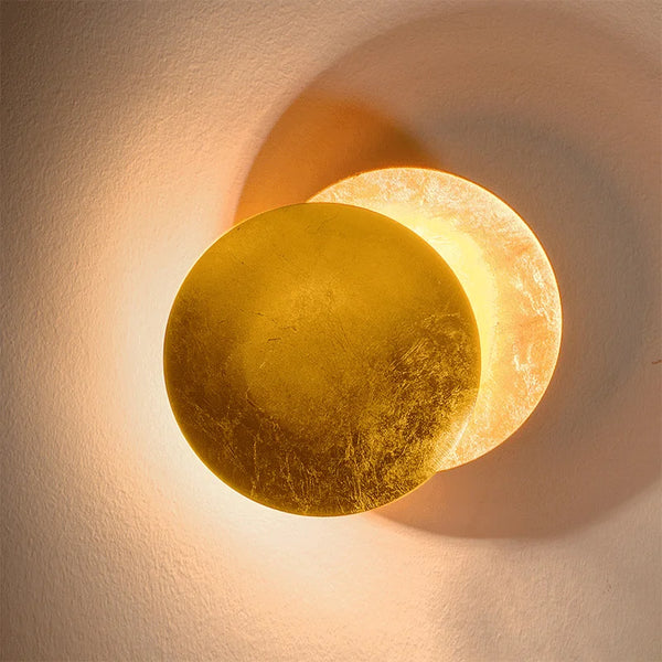 Wandlamp – Elegante Maan-gouden Ontwerp – Creëert Gezellige Sferen