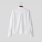 Nieuwe Britse Retro Mannen Gestreepte Shirts Trendy Losse Revers Vest Met Lange Mouwen Tops Herfst Vrije Tijd Hoge Kwaliteit Basic Blouse S-2XL