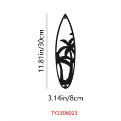 Decorative Leaves Metal Wall Art: Set of 2 | Black Metal Hanging Leaves | Elegant Iron Art