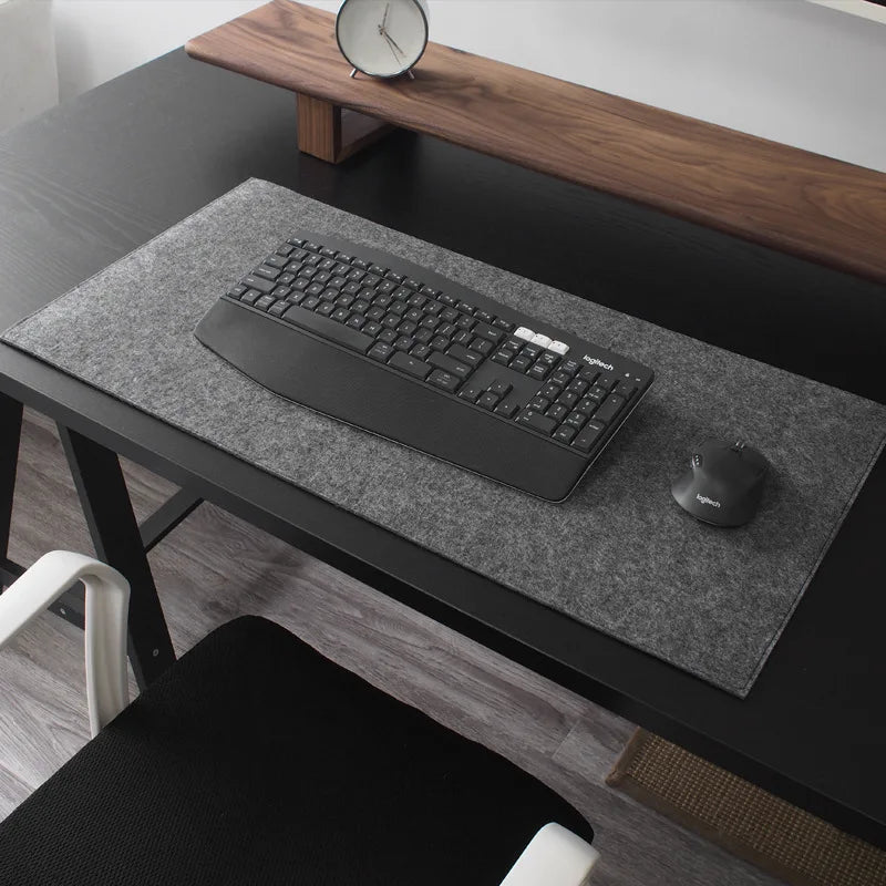 Bureau onderlegger | Vilt | Antislip voor kantoor en gaming - POUEV