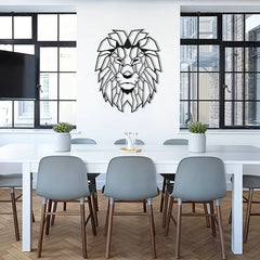 Metal Lion Wall Decoration | Lion Head Metal Wall Art
