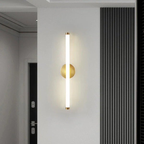 Wandlamp – Elegante verlichting – Goud-acryl ontwerp