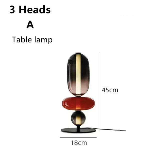 Italian Designer Colored Glass LED Floor Light | Creative Candy Lights - POUEV