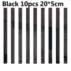 10-Piece 3D Acrylic Mirror Wall Stickers | DIY Decorative Mirror Decals for Home & Furniture - POUEV