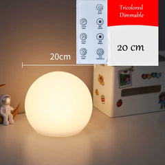 LED Ball Lamp | Luminous Globe Light | USB Rechargeable/AC Powered - POUEV