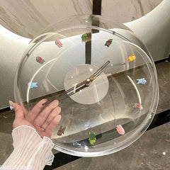 Spring Breeze Bubble Wall Clock | Silent Quartz Movement & Playful Design