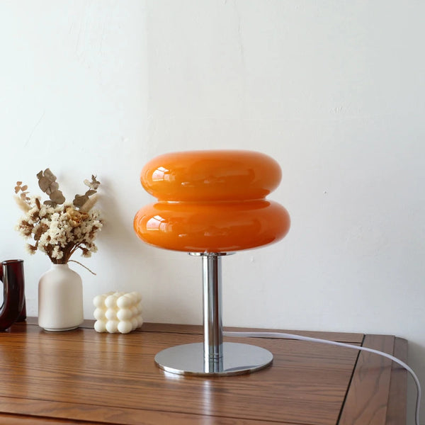Macaron Glass Table Lamp | Trichromatic Dimming Atmosphere Lamp - POUEV