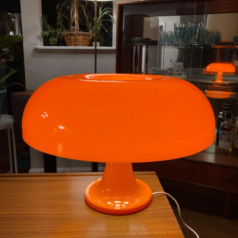 Italy Designer LED Mushroom Table Lamp | Modern Minimalist Desk Light - POUEV