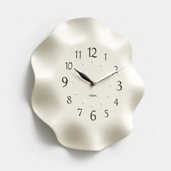 Modern Minimalist White Wall Clock | Elegant Home & Living Room Décor