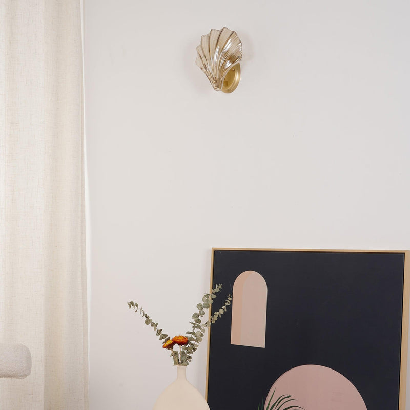 Wandlamp – Elegantes Muscheldesign – Langlebig en uniek decor