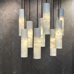 Hanglamp – Modern ontwerp – Albasten materiaal, geschikt voor diverse interieurstijlen