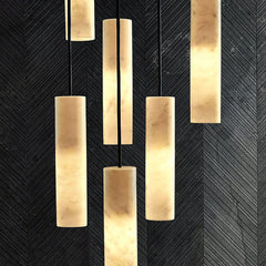 Hanglamp – Modern ontwerp – Albasten materiaal, geschikt voor diverse interieurstijlen