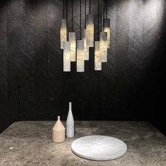 Hanglamp – Modern ontwerp – Albasten materiaal, geschikt voor diverse interieurstijlen