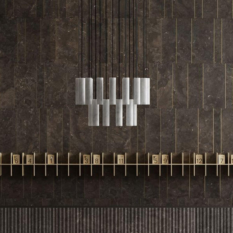 Hanglamp – Modern ontwerp – Albasten materiaal, geschikt voor diverse interieurstijlen