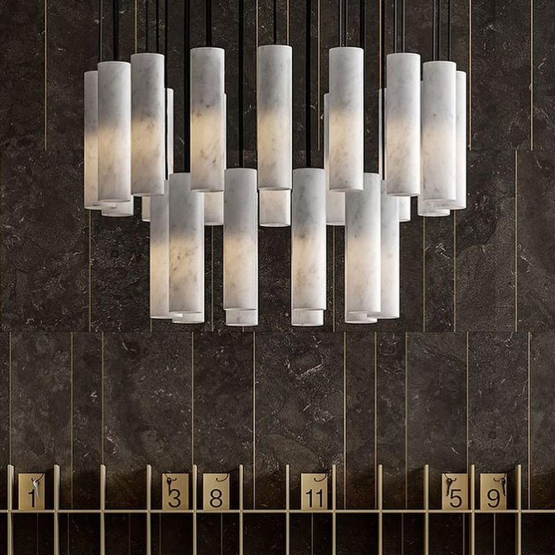 Hanglamp – Modern ontwerp – Albasten materiaal, geschikt voor diverse interieurstijlen