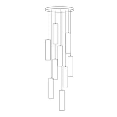 Hanglamp – Modern ontwerp – Albasten materiaal, geschikt voor diverse interieurstijlen