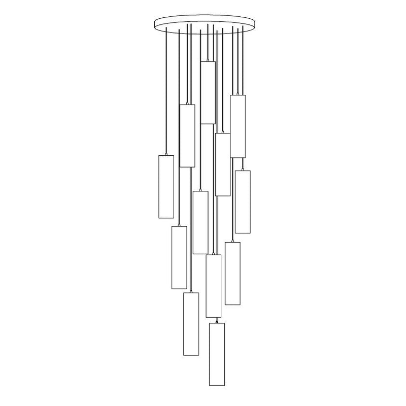Hanglamp – Modern ontwerp – Albasten materiaal, geschikt voor diverse interieurstijlen