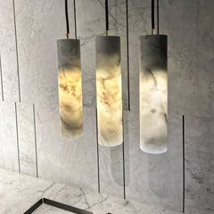 Hanglamp – Modern ontwerp – Albasten materiaal, geschikt voor diverse interieurstijlen