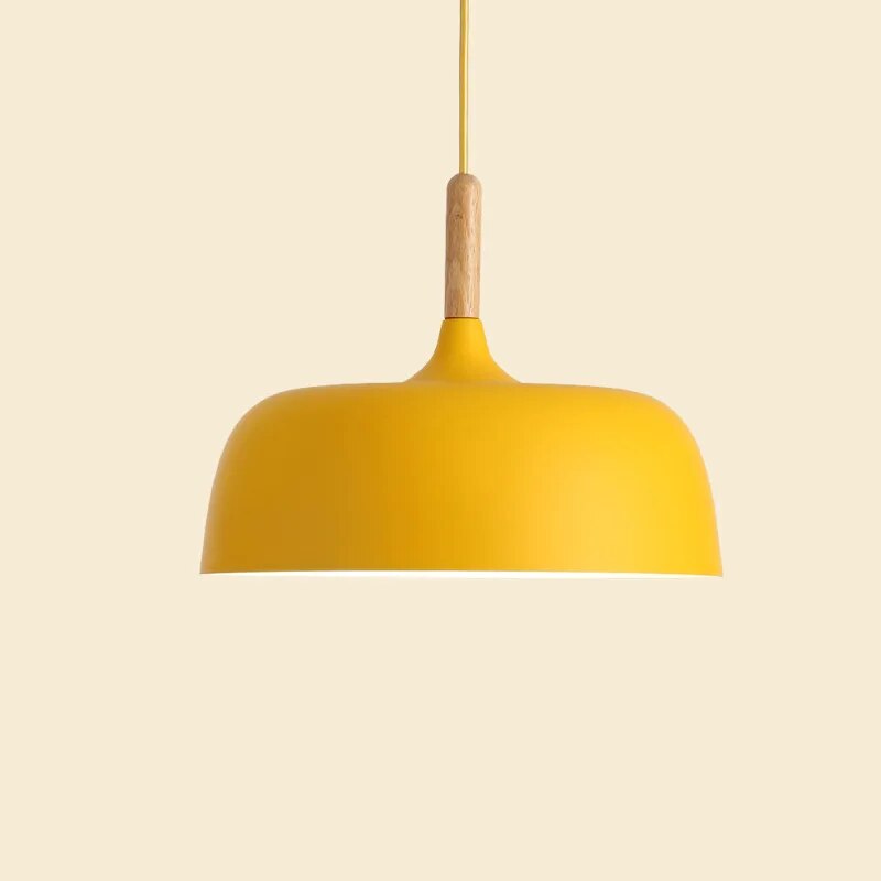 Hanglamp – Modern ontwerp – Warme houten afwerking, Noordelijke stijl