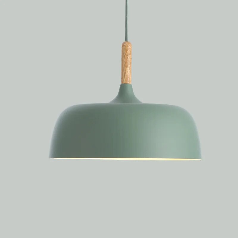 Hanglamp – Modern ontwerp – Warme houten afwerking, Noordelijke stijl