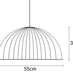 Hanglamp – Modern ontwerp – Geschikt voor verschillende interieurstijlen, energiezuinig