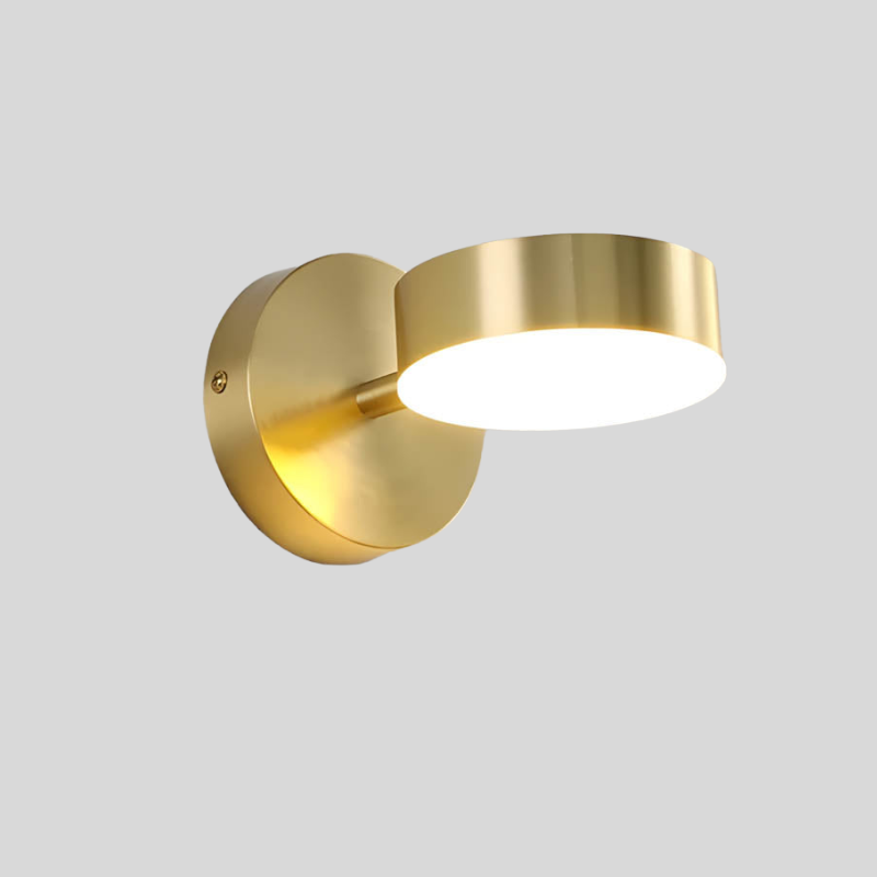 Wandlamp – Elegante LED verlichting – Modern design, koper materiaal