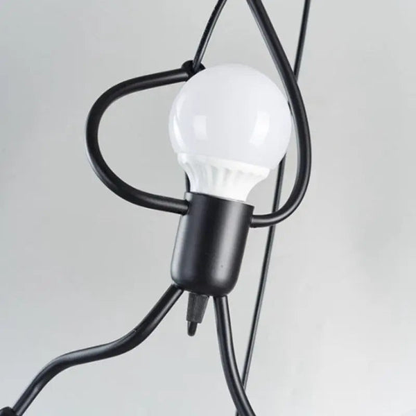 Hanglamp | Retro-stijl | IJzer met decoratieve bevestiging