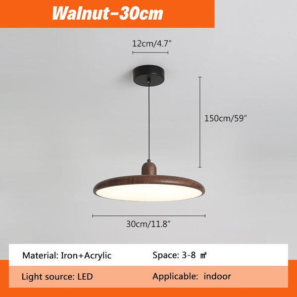 Houten Hanglamp – Modern design – Geschikt voor binnengebruik, energiezuinig