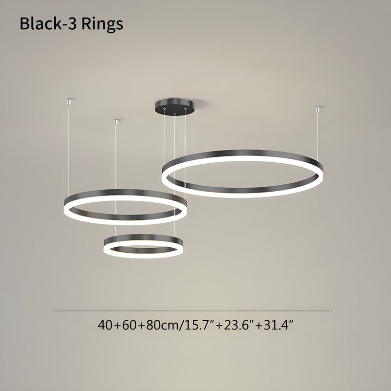 Gelaagde Ringvorm Hanglamp – Modern ontwerp – Geschikt voor diverse interieurstijlen
