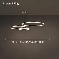 Gelaagde Ringvorm Hanglamp – Modern ontwerp – Geschikt voor diverse interieurstijlen