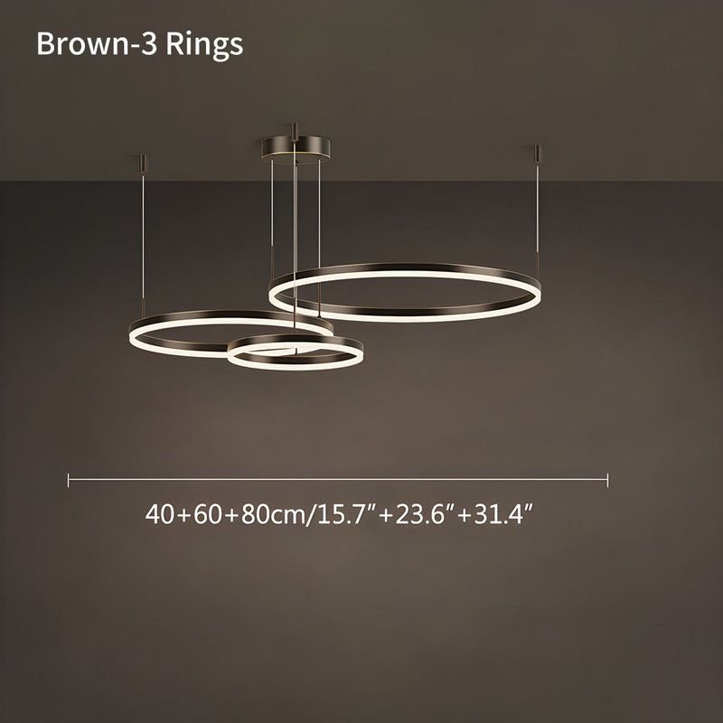 Gelaagde Ringvorm Hanglamp – Modern ontwerp – Geschikt voor diverse interieurstijlen