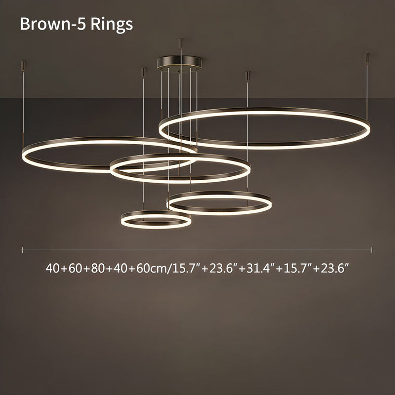 Gelaagde Ringvorm Hanglamp – Modern ontwerp – Geschikt voor diverse interieurstijlen