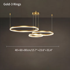 Gelaagde Ringvorm Hanglamp – Modern ontwerp – Geschikt voor diverse interieurstijlen