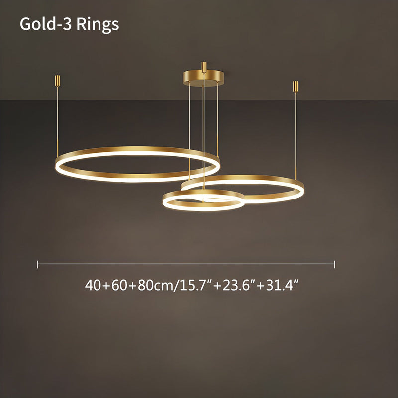 Gelaagde Ringvorm Hanglamp – Modern ontwerp – Geschikt voor diverse interieurstijlen